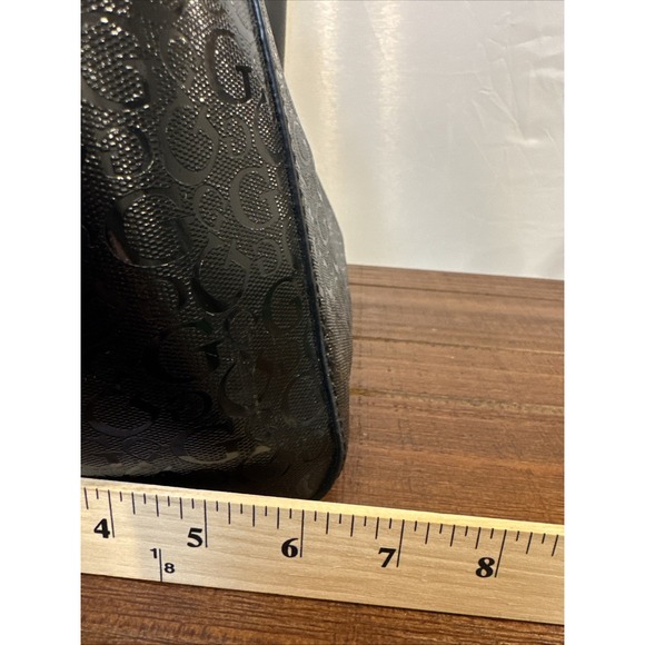 Guess Large Tote Shoulder Bag Black‎ - Picture 9 of 12